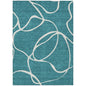 Mirelle Teal Washable Indoor-Outdoor Rug-Outdoor Rugs-LOOMLAN Rugs-2'6" x 3'10"-LOOMLAN