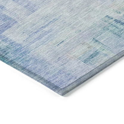 Mireya Blue Washable Indoor-Outdoor Rug-Outdoor Rugs-LOOMLAN Rugs-LOOMLAN