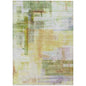 Mireya Green Washable Indoor-Outdoor Rug-Outdoor Rugs-LOOMLAN Rugs-2'6" x 3'10"-LOOMLAN