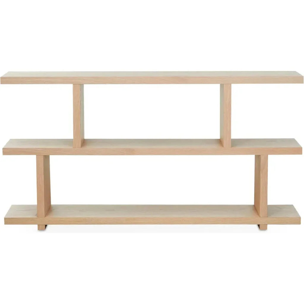 Miri Light Brown Wood Etagere-Etageres-Moe's Home-LOOMLAN