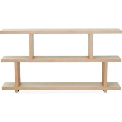 Miri Light Brown Wood Etagere-Etageres-Moe's Home-LOOMLAN