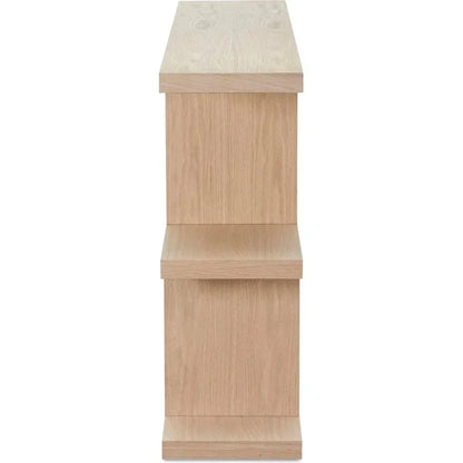 Miri Light Brown Wood Etagere-Etageres-Moe's Home-LOOMLAN