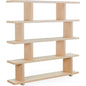 Miri Veneer Light Brown Shelf 5 Levels of Space-Etageres-Moe's Home-LOOMLAN