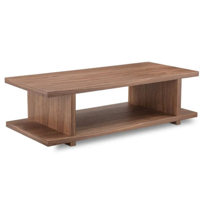 Miri Walnut Veneer Rectangular Coffee Table - LOOMLAN - Moe's Home - Coffee Tables