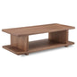 Miri Walnut Veneer Rectangular Coffee Table - LOOMLAN - Moe's Home - Coffee Tables