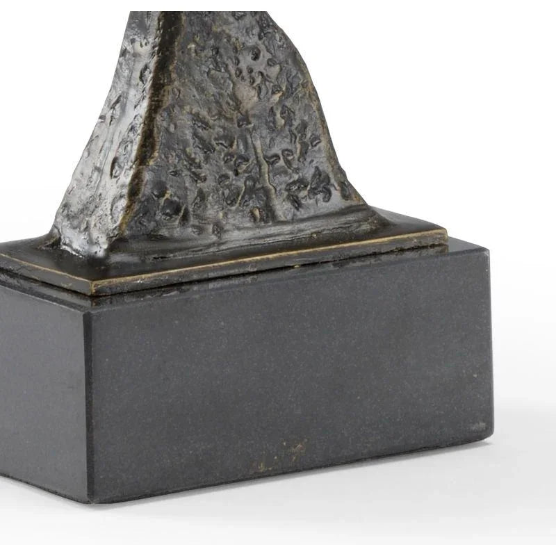 Miro Object Black Base Decorative Sculpture - LOOMLAN - Wildwood - Statues & Sculptures