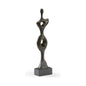 Miro Object Black Base Decorative Sculpture - LOOMLAN - Wildwood - Statues & Sculptures