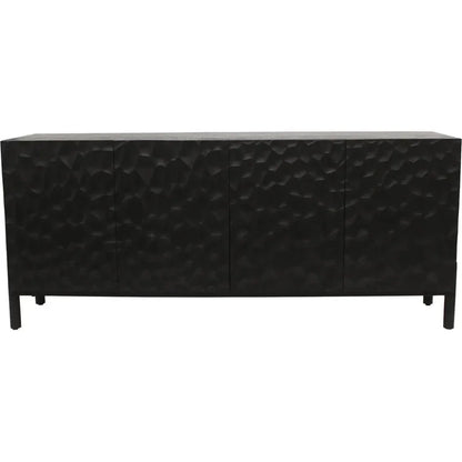 Misaki Solid Oak Black Sideboard - LOOMLAN - Moe's Home - Sideboards