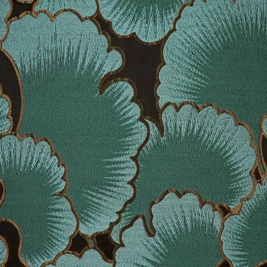 Misha Floral Turquoise Teal Large Throw Pillow Insert - LOOMLAN - D.V. Kap - Throw Pillows