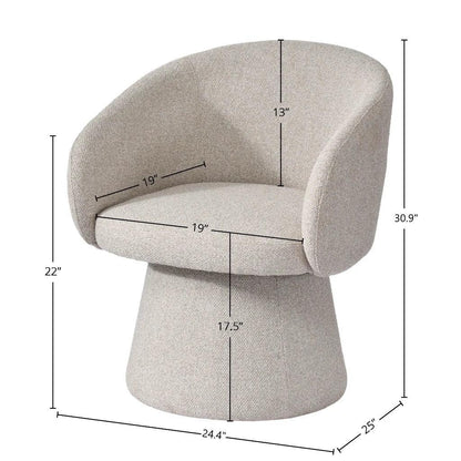 Misha Performance Fabric Club Chair - LOOMLAN - LH Imports - Club Chairs