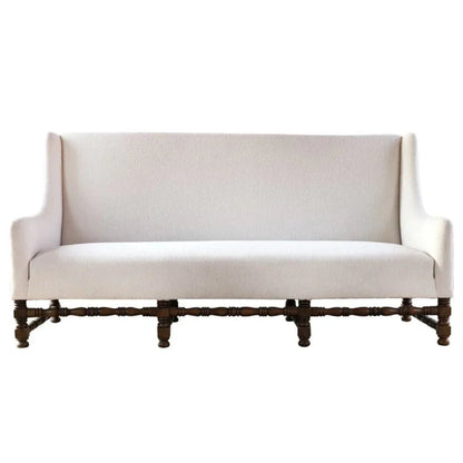 Mission White Performance Fabric Sofa - LOOMLAN - Peninsula Home - Sofas & Loveseats