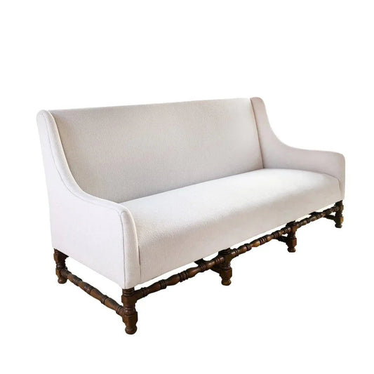 Mission White Performance Fabric Sofa - LOOMLAN - Peninsula Home - Sofas & Loveseats