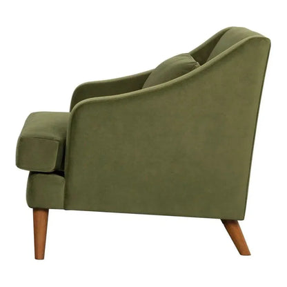 Missy Club Chair - Green Velvet - LOOMLAN - LH Imports - Club Chairs