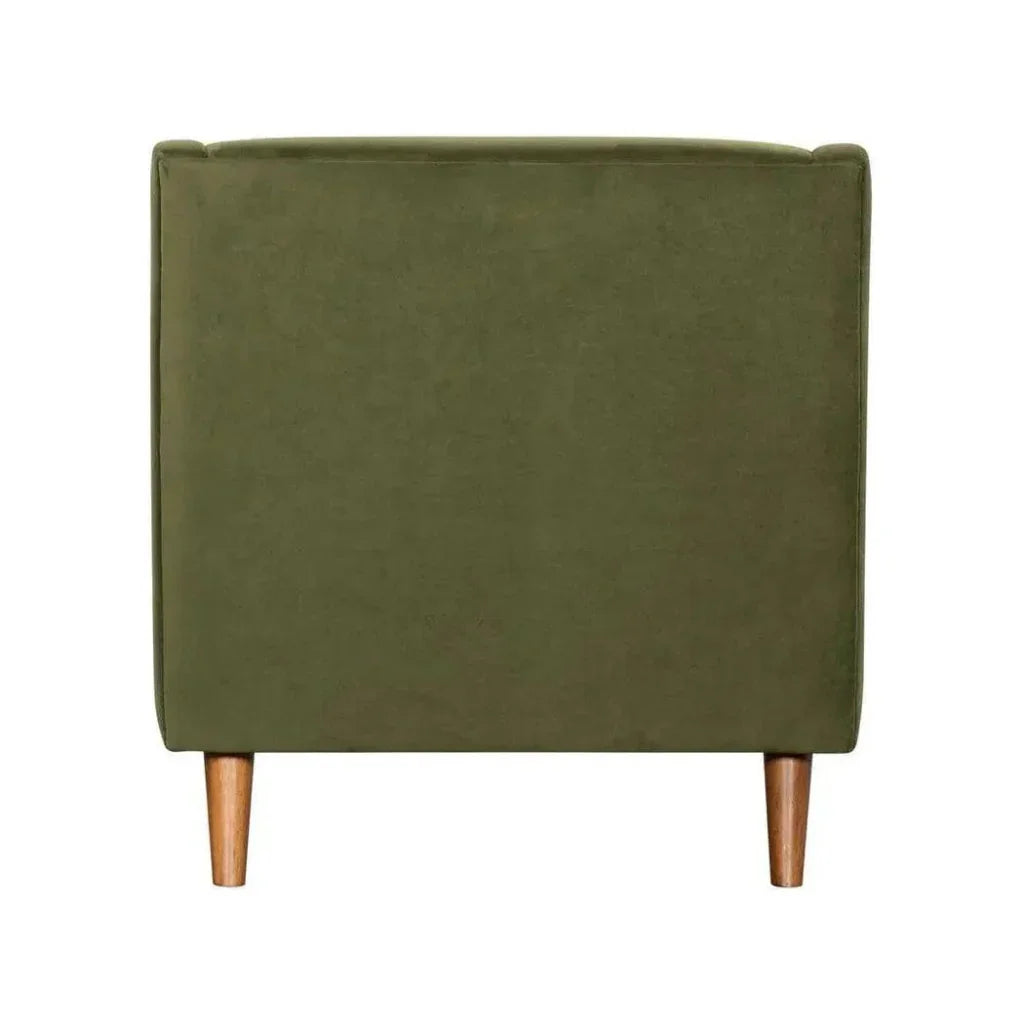 Missy Club Chair - Green Velvet - LOOMLAN - LH Imports - Club Chairs