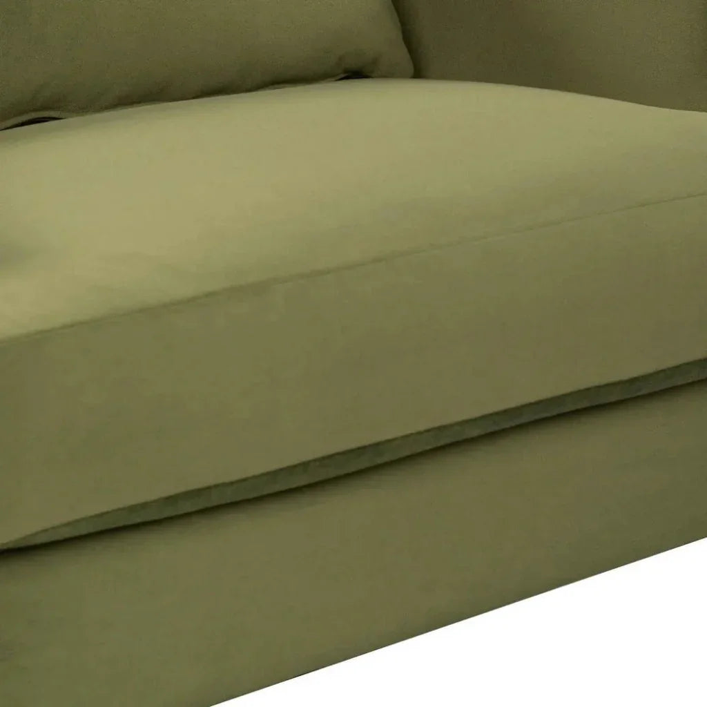 Missy Club Chair - Green Velvet - LOOMLAN - LH Imports - Club Chairs