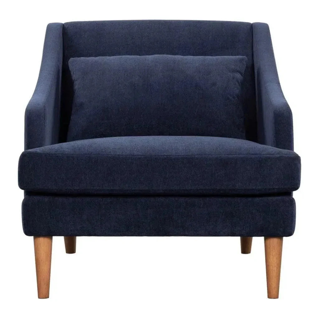 Missy Club Chair - Navy Chenille - LOOMLAN - LH Imports - Club Chairs