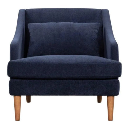 Missy Club Chair - Navy Chenille - LOOMLAN - LH Imports - Club Chairs