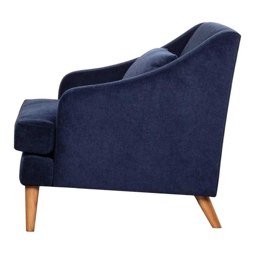 Missy Club Chair - Navy Chenille - LOOMLAN - LH Imports - Club Chairs
