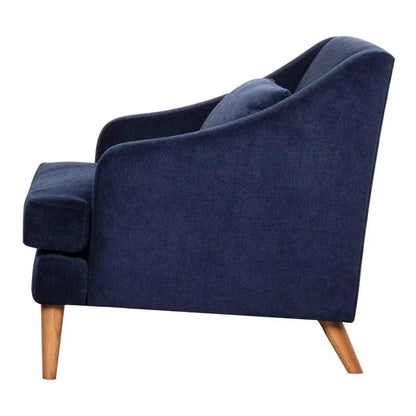 Missy Club Chair - Navy Chenille - LOOMLAN - LH Imports - Club Chairs