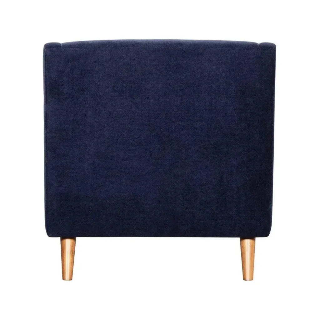 Missy Club Chair - Navy Chenille - LOOMLAN - LH Imports - Club Chairs