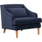 Missy Club Chair - Navy Chenille - LOOMLAN - LH Imports - Club Chairs