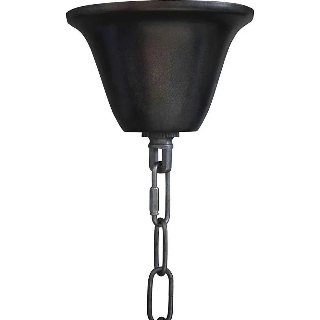 Mist Black Steel Chandelier - LOOMLAN - Noir - Chandeliers