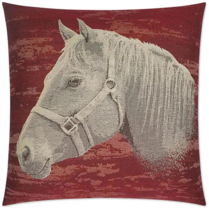 Mister Ed Red Throw Pillow With Insert - LOOMLAN - D.V. Kap - Throw Pillows