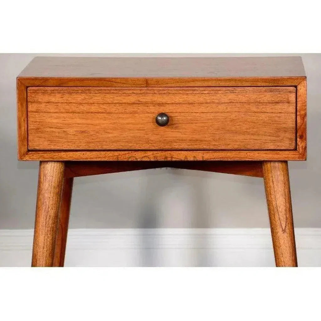 Mitred Nightstand Cinnamon - LOOMLAN - Sunny D - Nightstands