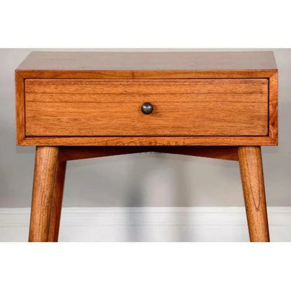 Mitred Nightstand Cinnamon - LOOMLAN - Sunny D - Nightstands