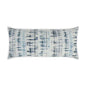 Mizu Handmade Outdoor Lumbar Pillow-Outdoor Pillows-D.V. Kap-Indigo-LOOMLAN