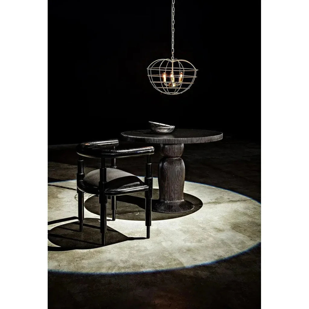 Mo Metal Pendant With Brass Finish - LOOMLAN - Noir - Pendants