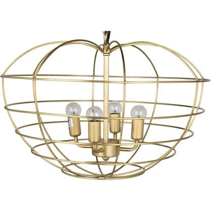 Mo Metal Pendant With Brass Finish - LOOMLAN - Noir - Pendants