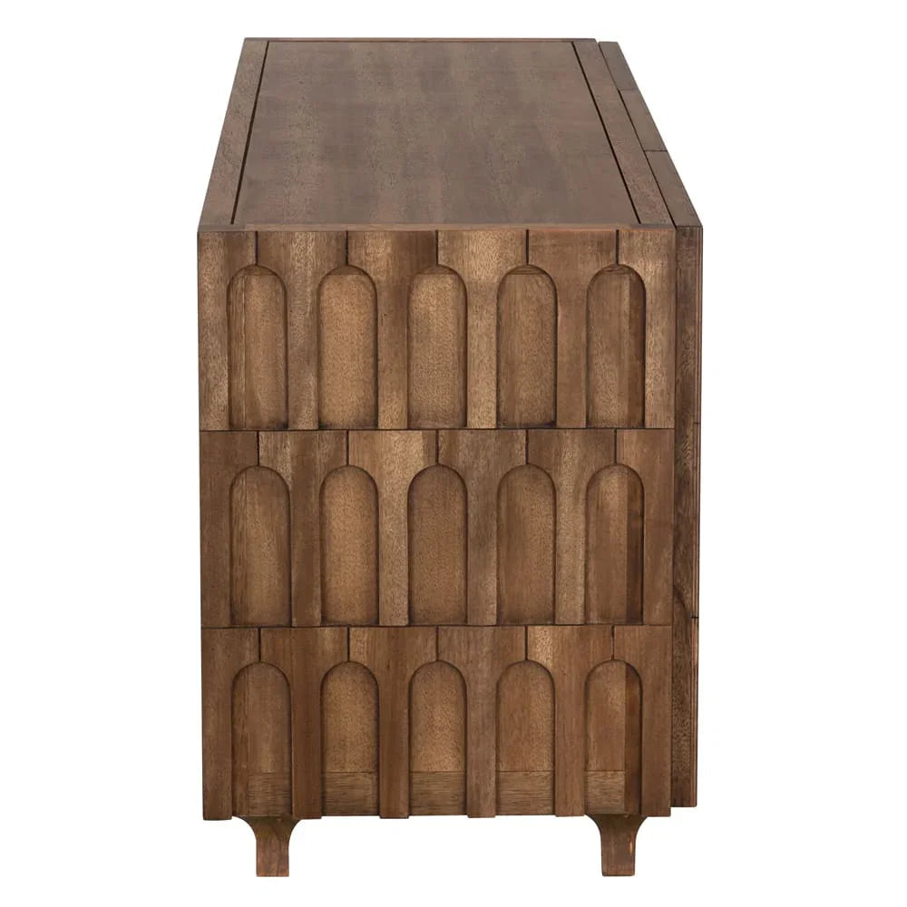 Modea Wooden Brown Sideboard - LOOMLAN - Noir - Sideboards