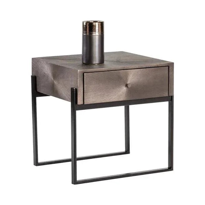 Modena Hand Etched Enchanting Nightstand - LOOMLAN - SUNPAN - Nightstands