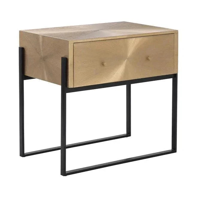 Modena Hand Etched Enchanting Nightstand - LOOMLAN - SUNPAN - Nightstands