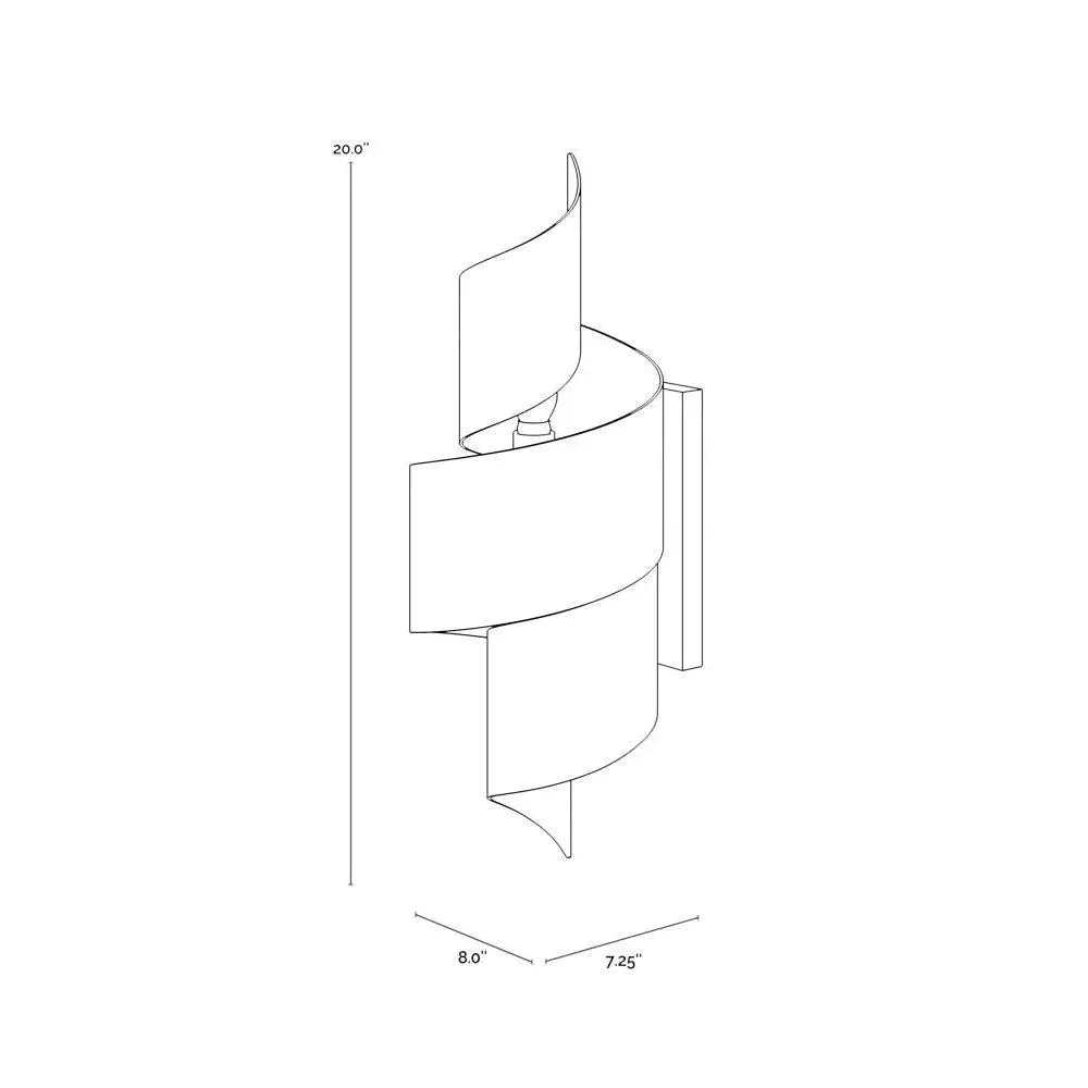 Modern Aphelion Sconce Matte Black And Gold - LOOMLAN - SUNPAN - Wall Sconces