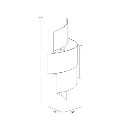 Modern Aphelion Sconce Matte Black And Gold - LOOMLAN - SUNPAN - Wall Sconces