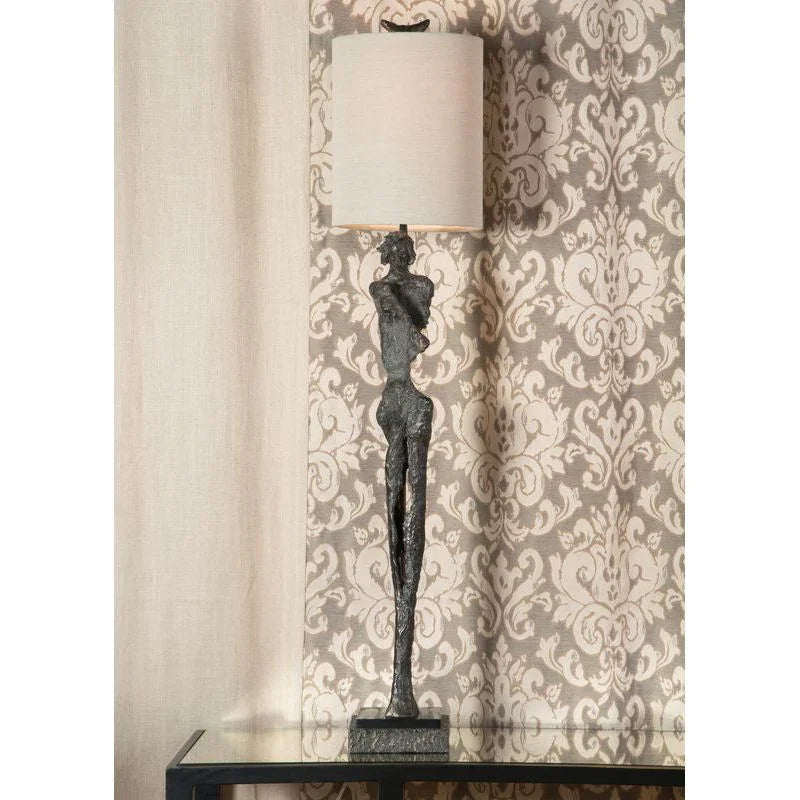 Modern Bronze Marble Base Table Lamp - LOOMLAN - Wildwood - Table Lamps