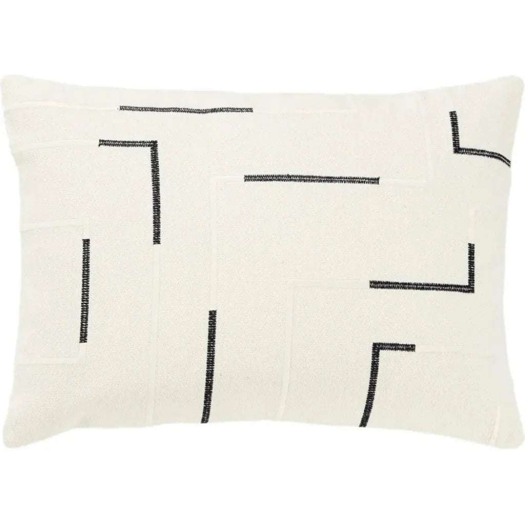 Modern Decorative Lumbar Pillows With Insert - LOOMLAN - LOOMLAN - Throw Pillows