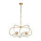 Modern Gold Finish Ring Chandelier - LOOMLAN - Chelsea House - Chandeliers