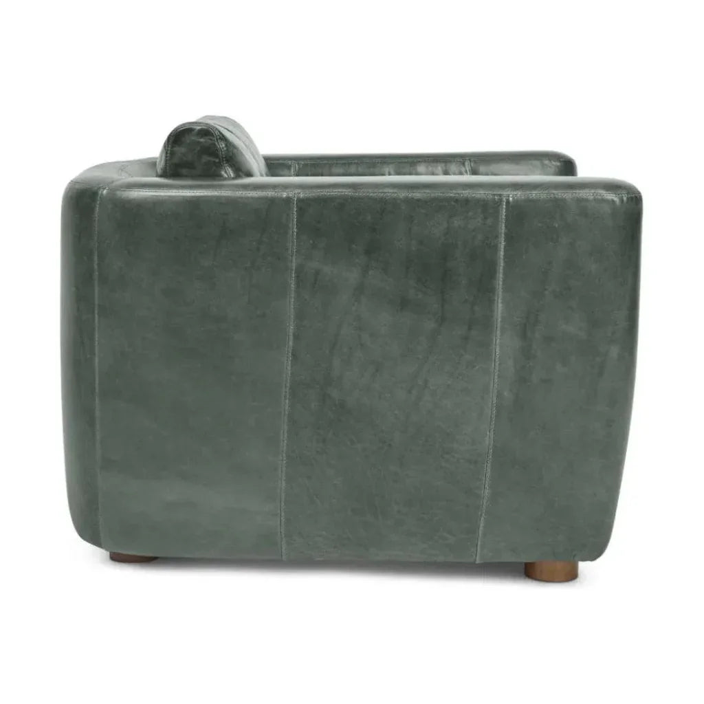 Modern Leather Club Chair - LOOMLAN - One For Victory - Club Chairs