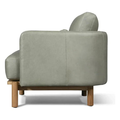 Modern Nubuck Leather Accent Chair Margot - LOOMLAN - One For Victory - Club Chairs