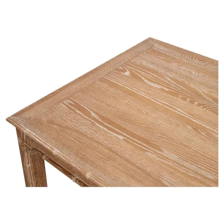 Modern Oak Wood Brighton Dining Table-Dining Tables-Sarreid-LOOMLAN
