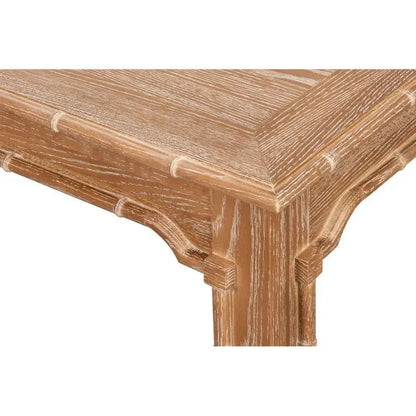 Modern Oak Wood Brighton Dining Table-Dining Tables-Sarreid-LOOMLAN