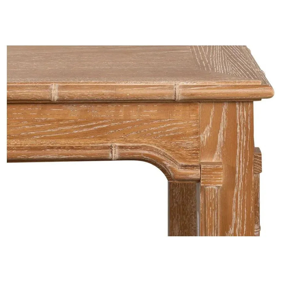 Modern Oak Wood Brighton Dining Table-Dining Tables-Sarreid-LOOMLAN