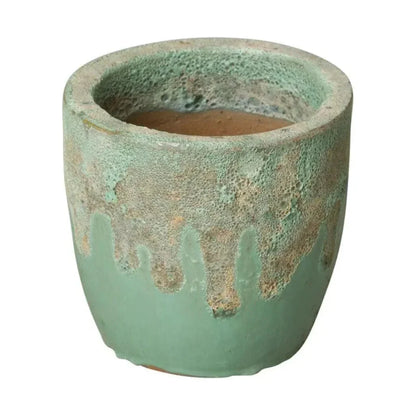 Modern Round Ceramic Planter - LOOMLAN - Emissary - Planters