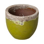 Modern Round Ceramic Planter - LOOMLAN - Emissary - Planters