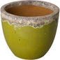 Modern Round Ceramic Planter - LOOMLAN - Emissary - Planters