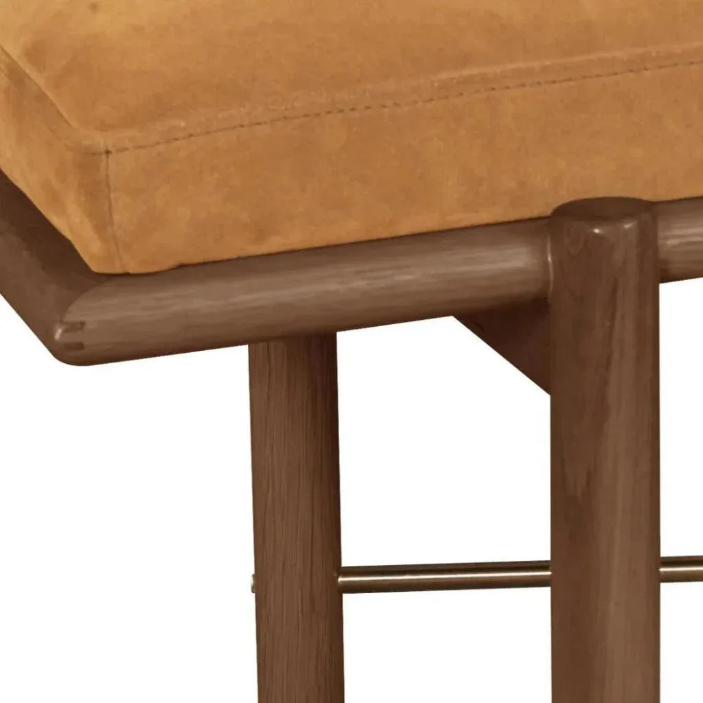 Modern Suede Bedroom Bench Preston - LOOMLAN - One For Victory - Bedroom Benches