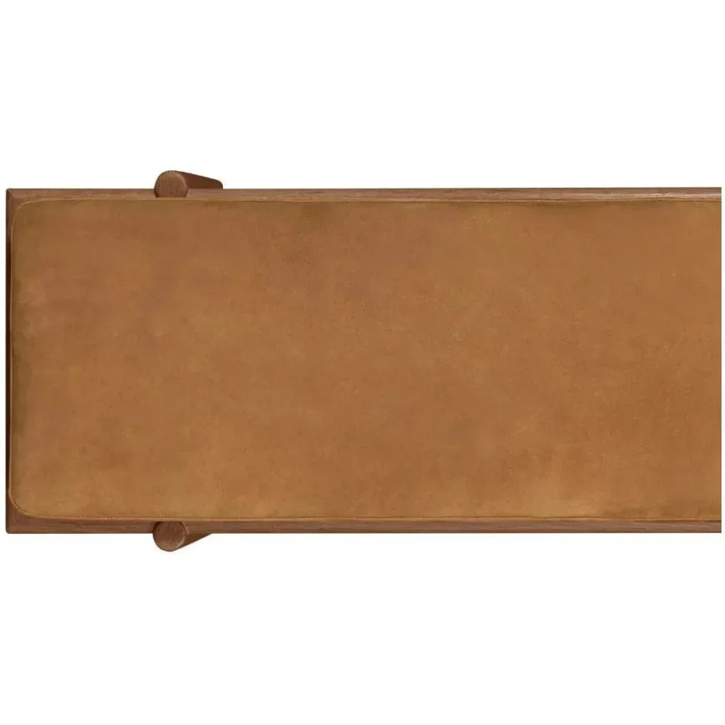 Modern Suede Bedroom Bench Preston - LOOMLAN - One For Victory - Bedroom Benches